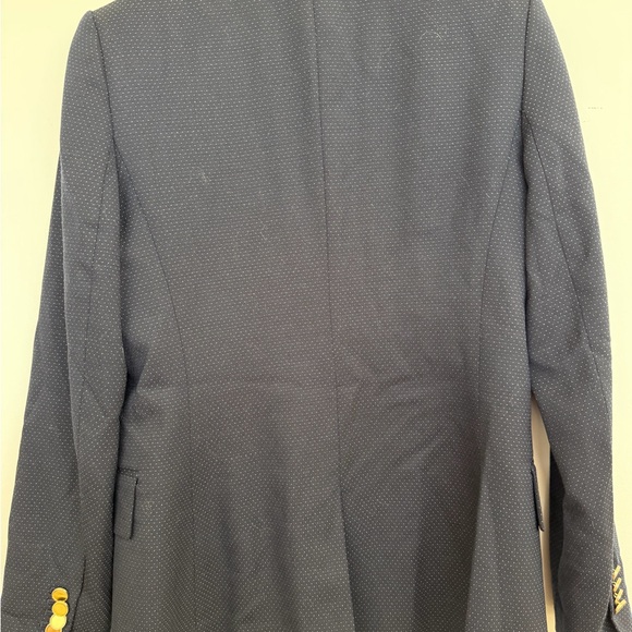 Club Monaco Deep Navy Polka Dot Blazer - Picture 10 of 14